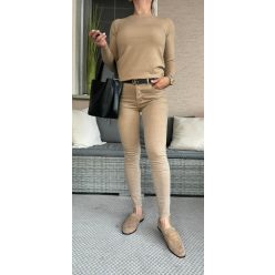 Női Push up farmer nadrág  camel xs-xl méretig 