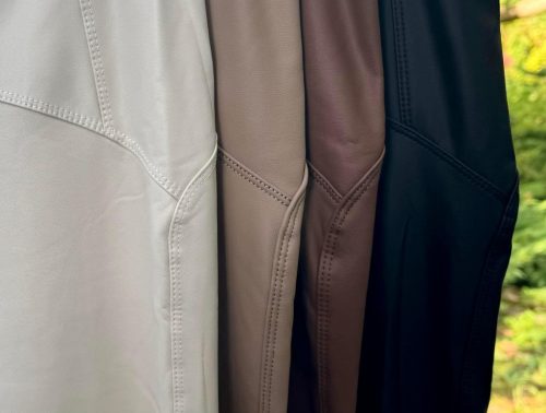 Női Push up bőrhatású leggings bélelt  fekete xs-xl méretig