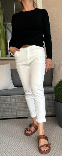 Női Boy friend fehér farmernadrág xs-xl méretig 