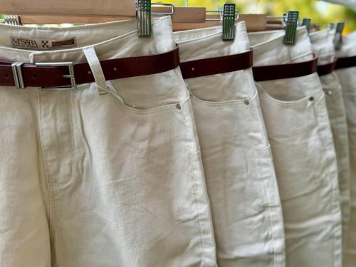 Női Bézs mom jeans farmernadrág xs-xl méretig 