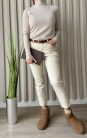 Női Bézs mom jeans farmernadrág xs-xl méretig 
