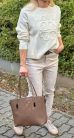 Női  Bézs Boy friend farmernadrág xs-xl méretig