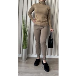 Női Push up farmer nadrág barna xs-xl méretig