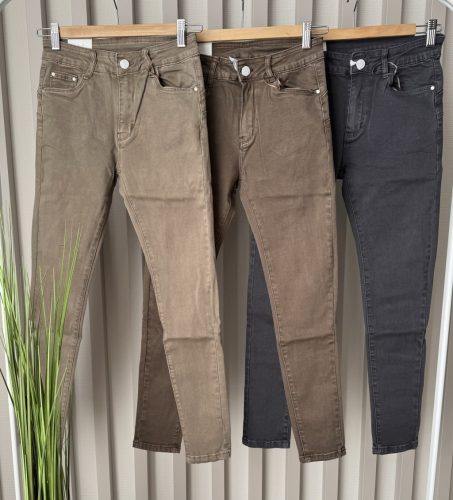 Női Push up farmer nadrág barna xs-xl méretig