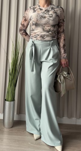 Női bőszárú gumis derekú nadrág megkötővel