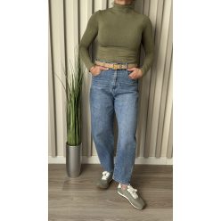   „Light Balloon Jeans” – Világoskék ballon fazonú női farmer