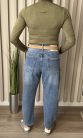 „Light Balloon Jeans” – Világoskék ballon fazonú női farmer