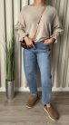 „Light Balloon Jeans” – Világoskék ballon fazonú női farmer