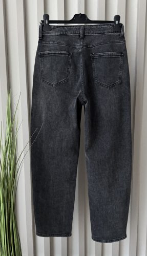 ???? „Relaxed Balloon Jeans” – Sötétszürke ballon fazonú női farmer