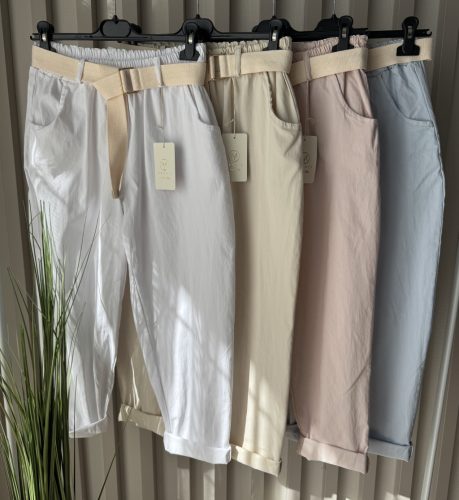 Soft Chic öves nadrág