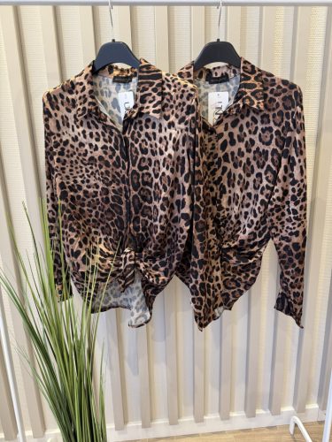 Ocelot mintás ing