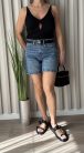 Chic Cut-Out fekete body – S/M méretre
