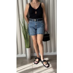 Chic Cut-Out fekete body – S/M méretre