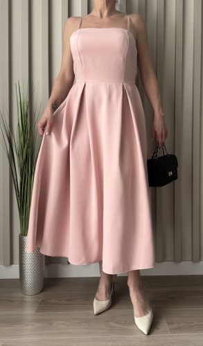 Bella Donna” elegáns pántos midi ruha