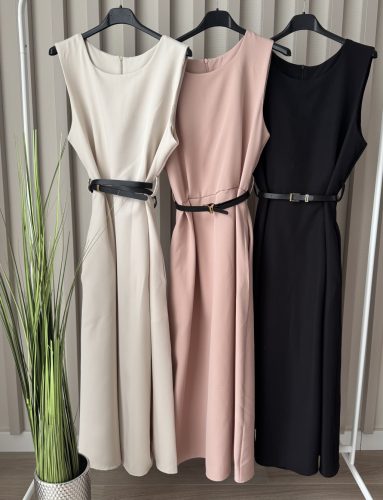 Hosszú női ruha + öv