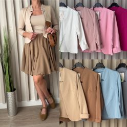   „Elegance Soft Touch női rövid blézer – stílusos alapdarab tavaszra”