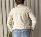 „Sandy Denim” bézs női farmerdzseki – S-2XL méretig