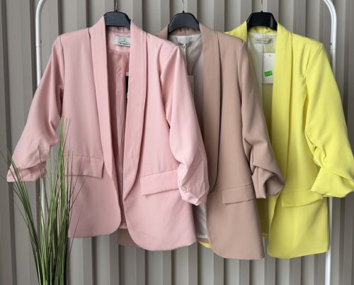 „ColorPop női oversize színes blézer – lezser elegancia minden alkalomra”