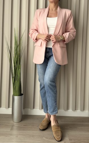 „ColorPop női oversize színes blézer – lezser elegancia minden alkalomra”