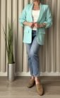 „ColorPop női oversize színes blézer – lezser elegancia minden alkalomra”
