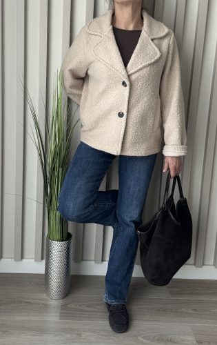 Milano Teddy Bouclé Kabát