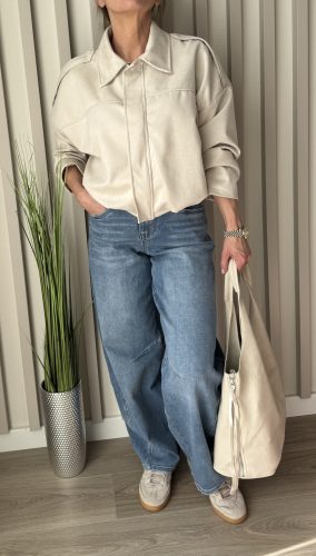 Soft Suede Oversize Dzseki