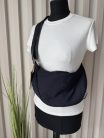 Félhold alakú crossbody válltáska