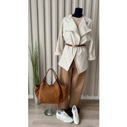 Prémium velúr bőr shopper táska