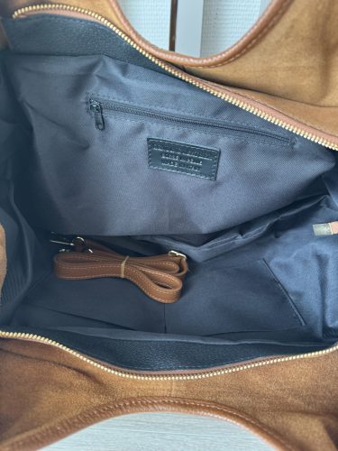 Prémium velúr bőr shopper táska