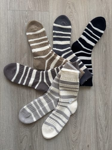 Vastag csíkos zokni