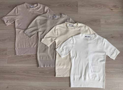 Basic kerek nyakú rövid ujjú felső
