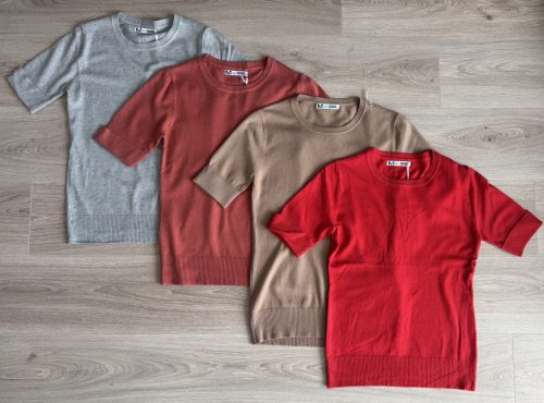 Basic kerek nyakú rövid ujjú felső