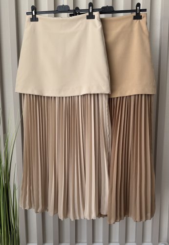 "Breeze" pliszírozott maxi szoknya