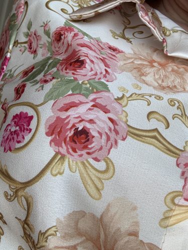 Női inges mintás két részes szett