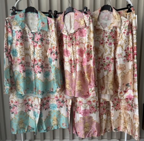 Női inges mintás két részes szett