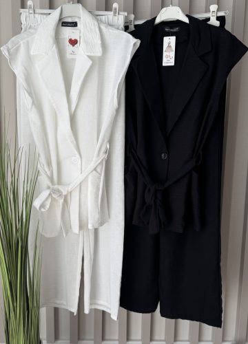 Capri Charm nyári szett – fehér és fekete színben