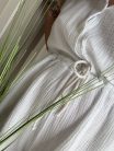Pure Cotton fehér overál – állítható derékrésszel