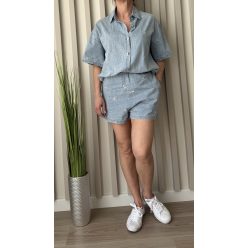 Denim Dreams - Farmerhatású hímzett szett