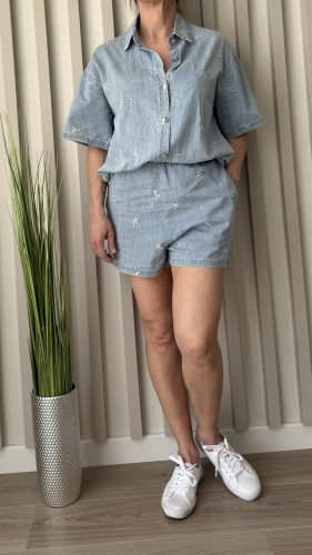 Denim Dreams - Farmerhatású hímzett szett